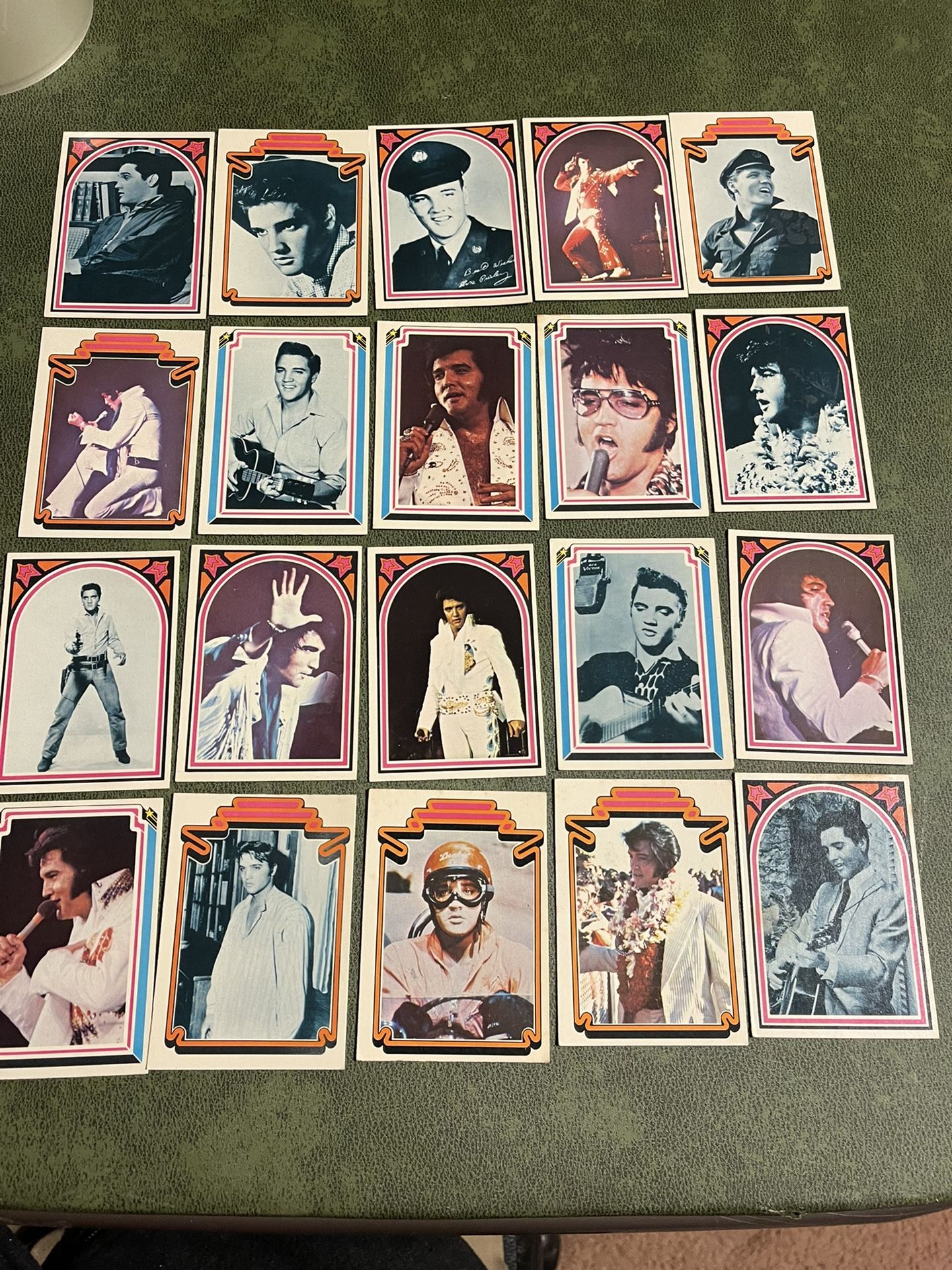Lot of 20 Elvis Presley boxcar trading cards 1978 #7