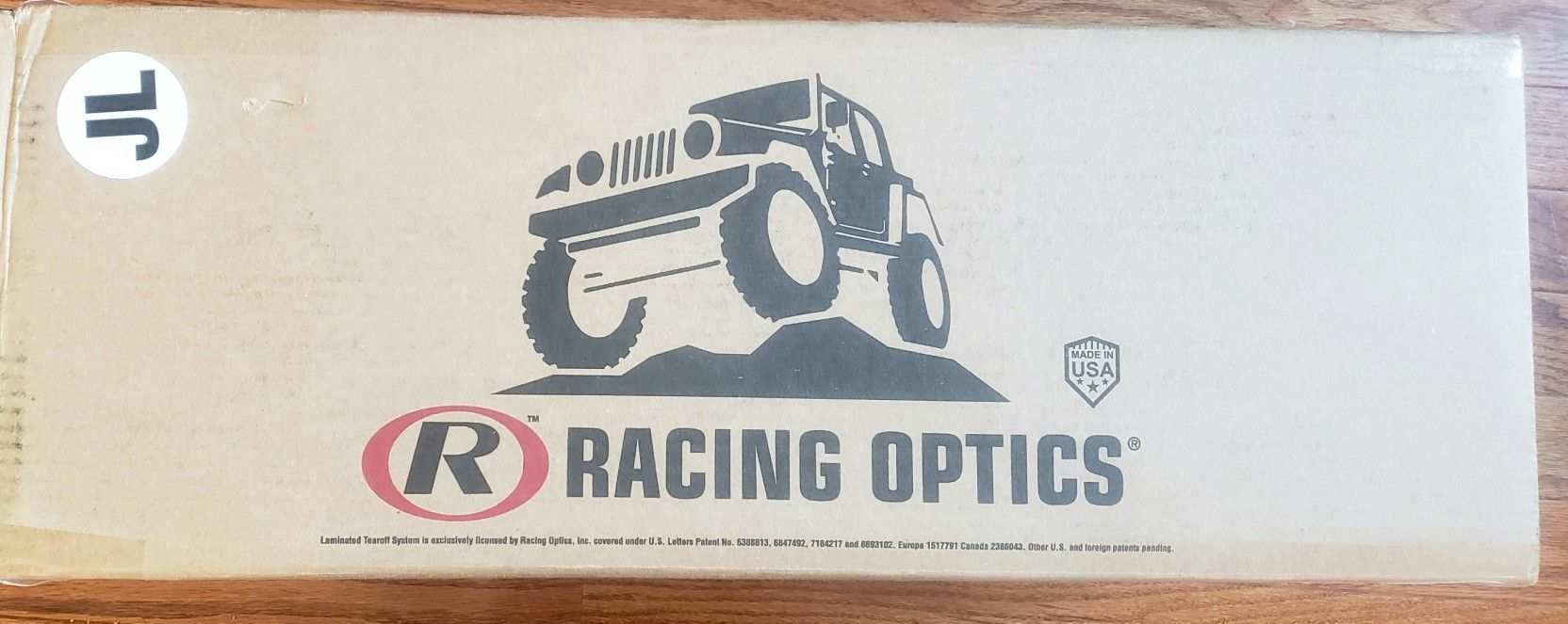 Racing Optics Jeep JL Wrangler Windshield UV Glassprotecing 3ply Film 

