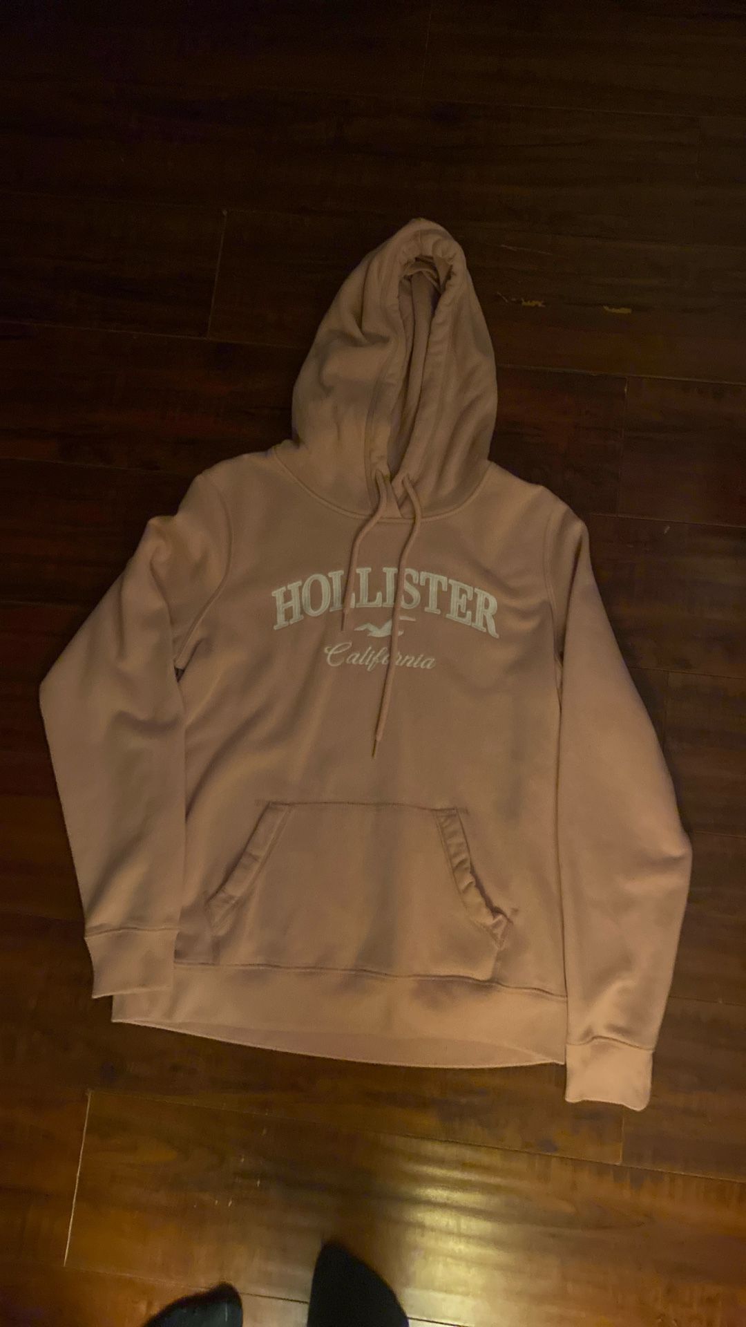 Light pink hollister hoodie