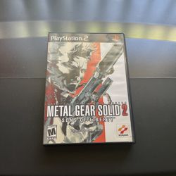 Metal Gear Solid 2 PlayStation 2