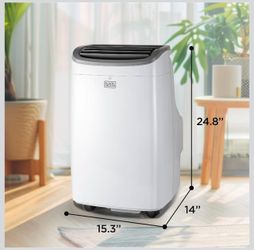 Black decker portable AC 8000 BTU, rarely used.