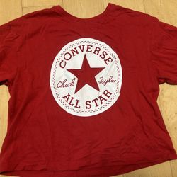 Red Converse All Stars T-Shirt 