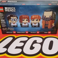LEGO Harry Potter Harry, Hermione, Ron & Hagrid Brickheadz 40495 New