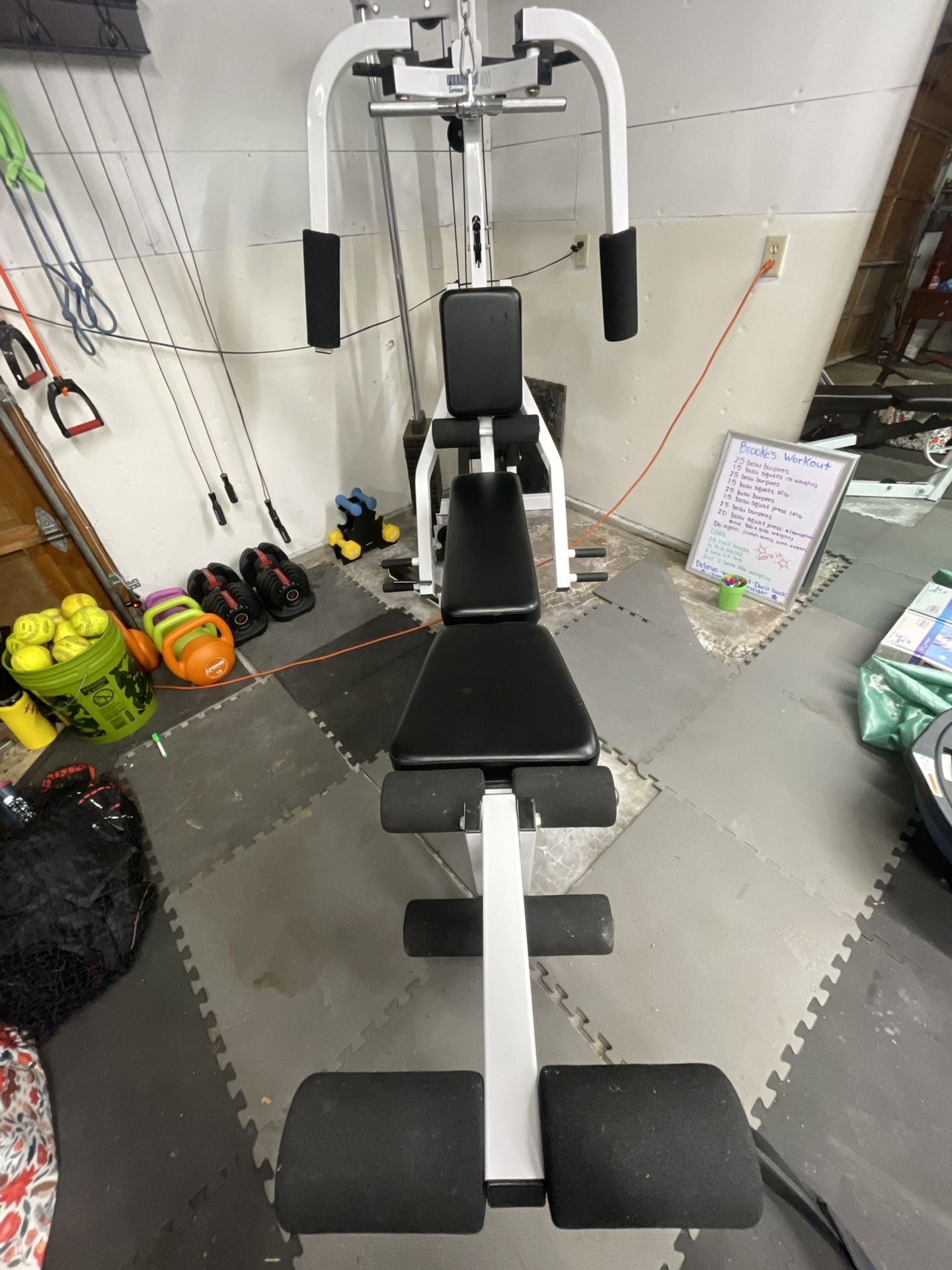 HOME GYM SET! Elliptical, Treadmill, Recumbent Bike and Full Body Gym! 4 Pieces :)