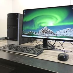 **HP Pavilion Core i7 complete Windows 11 Desktop PC* *Great for office, Graphic designers or students Price $300**