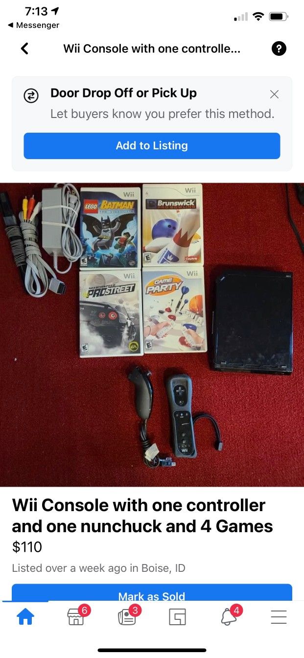 Wii Console With Games