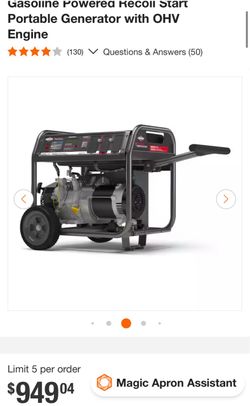 Briggs and Stratton Generator