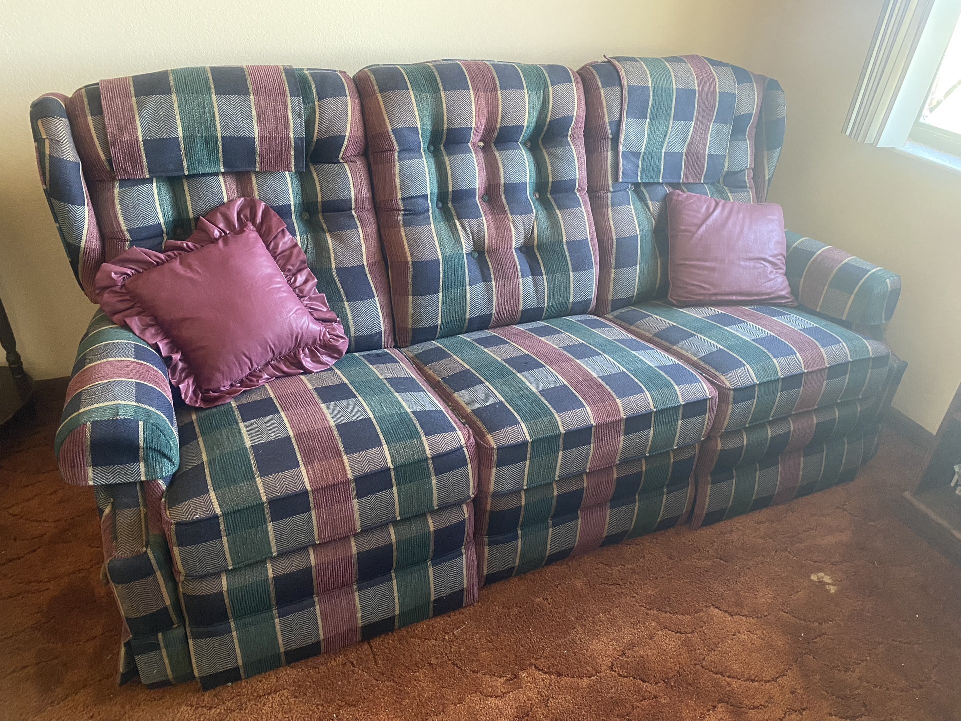Vintage Recliner Couch