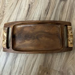 Vintage Wood Tray 