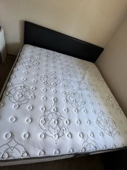 FREE Mattress (king) with box spring+headboard