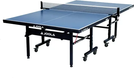 High-Quality MDF ping pong board with robot ball collector and thrower