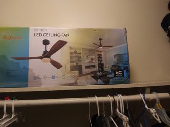 LED (LED light Missing)  CEILING FAN 52 INCH DC MOTOR. 3 Blades
