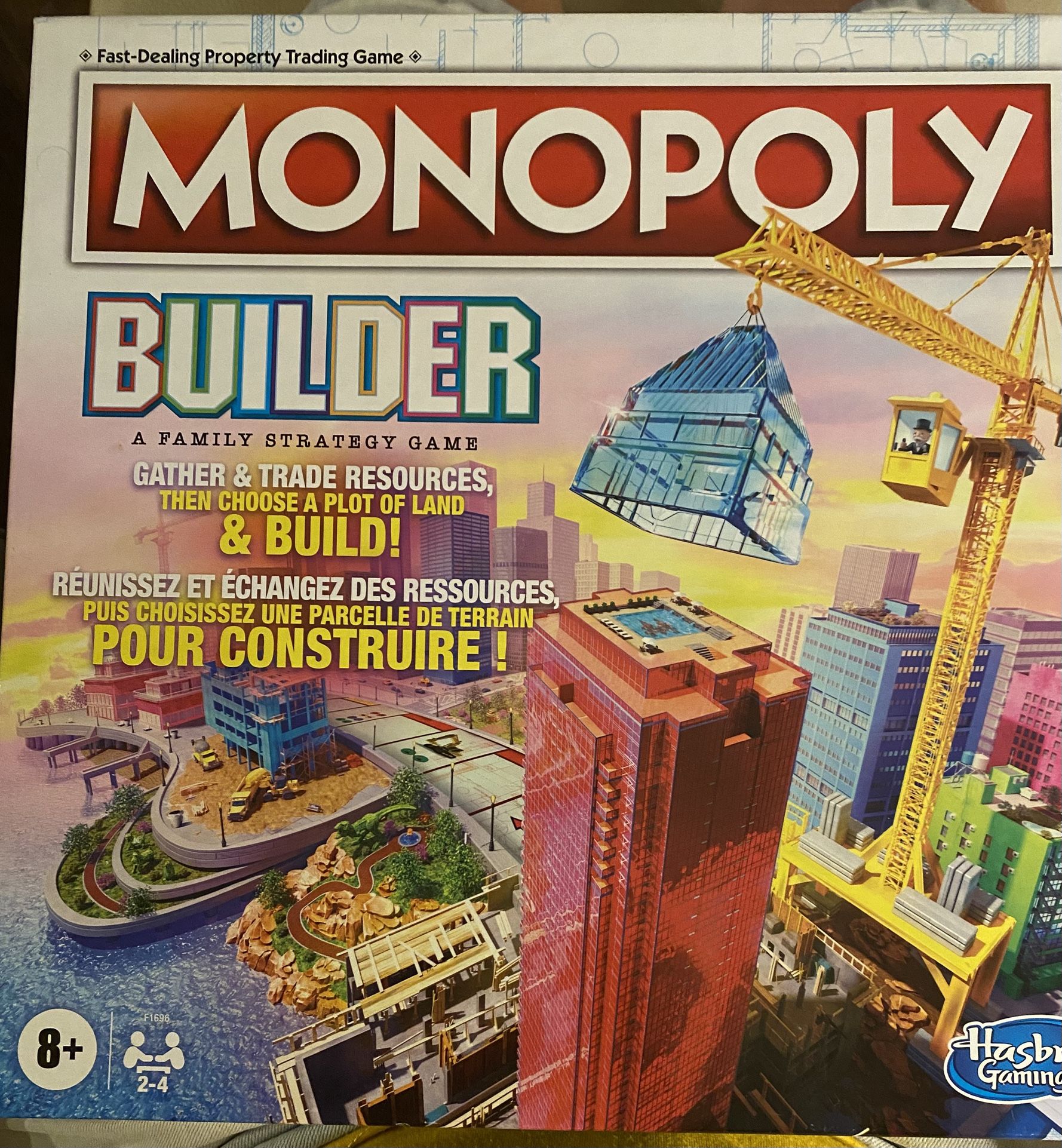 Monopoly Builder Board Game. New - Never Opened