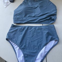 Bathing suit, two piece size, large