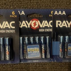 Rayovac AAA batteries