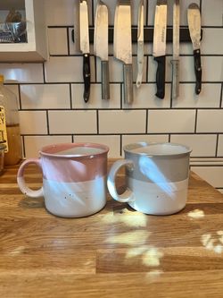 Matching coffee cups
