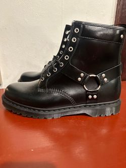 NEW Dr. Martens 1460 Harness Black Leather Boots Men’s 14 UK 13