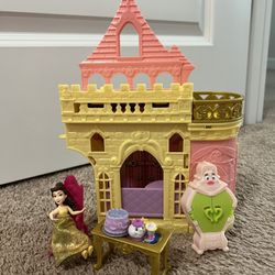 Mattel Disney Princess Toys, Belle Stackable Castle Doll House