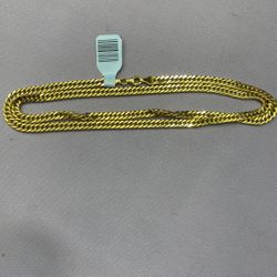 Chain Hollow Curb Link 18kt 