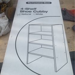 4 Shelf Shoe Cabinet 