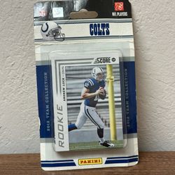 2012 Score Indianapolis Colts Team Collection Sealed Pack--Andrew Luck RC