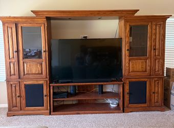 Wood Entertainment Center
