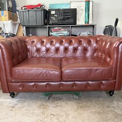 Leather couch