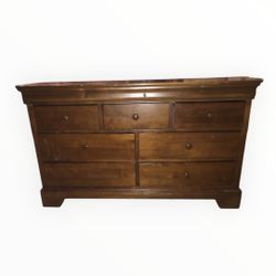  7 Drawer Wood Dresser 