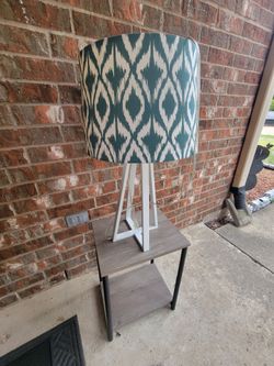 Nice lamp and side table