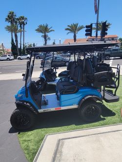 DISCOUNTED! 2025 Voyager Patriot 4-Passenger Lifted 72-Volt Street Legal LSV Golf Cart