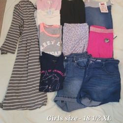 Girls Size 18 1/2 Clothes
