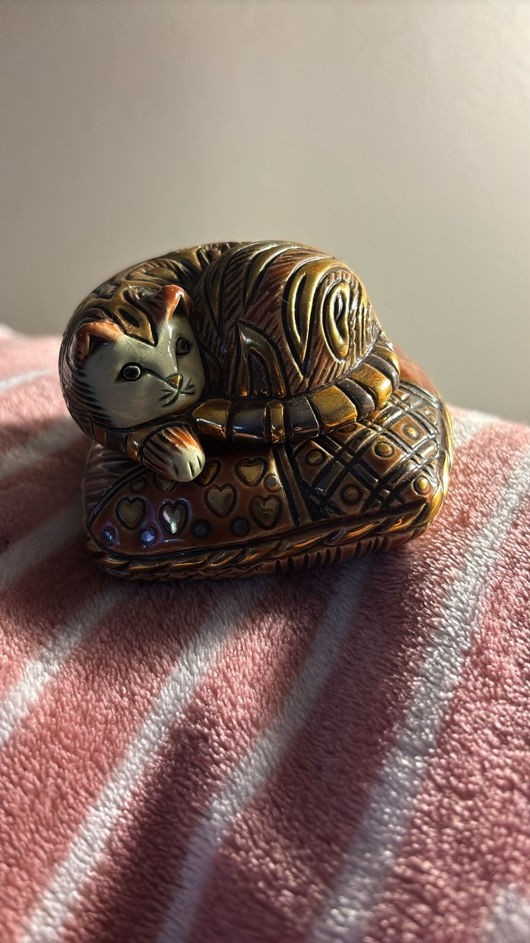 Calico Cat Trinket Box by De Rosa Rinconada