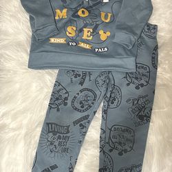 Disney Blue Mickey Mouse Kids Matching Set size 5