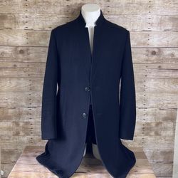Zara Size XL Men’s Coat Black Gently Used
