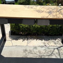 Kobalt Wood And Metal Work Bench With Two Drawers.  