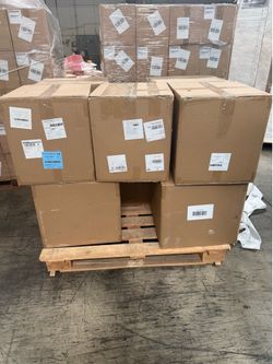 Wholesale lot of 15 large boxes of mixed assorted goods—including furniture, shoe racks, home décor, household essentials, and more. All items are sou