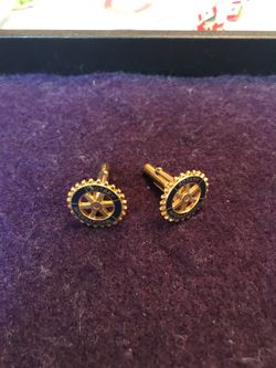 Rotary cuff Links and 7 Rotary Pins