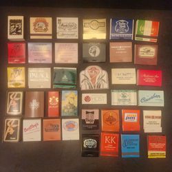 37 Vintage Matchbooks Unstruck Matches Hotel Casino Restaurant Advertising Disney Lot Collectibles Collection Rare Magic Castle