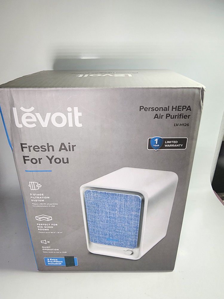 LEVOIT Air Purifiers for Bedroom Home, HEPA Freshener Filter Small Room for Smoke, Allergies, Pet Dander, Pollen, Odor, Dust Remover, Quiet, Desktop, 
