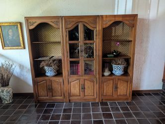 3 Piece wood book shelf