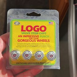LOGO Valve Stem Caps Cadillac Made In USA 