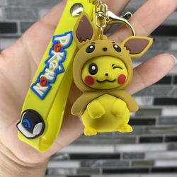 Pokémon Pikachu Eevee Keychain