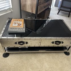 Z Gallerie Flight Coffee Table