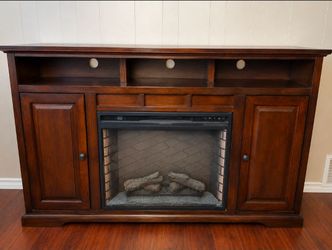 Ashley Furniture Roddinton 72" TV Stand with Electric Fireplace