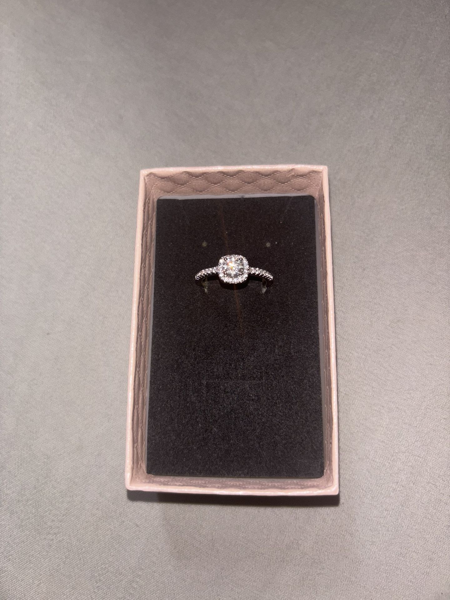 Moissanite Diamond Ring 0.5 ct