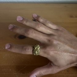 14k Nugget Ring 