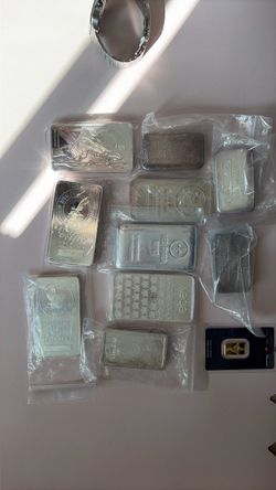 Silver/gold Bullion Bar Collection – Mixed Lot