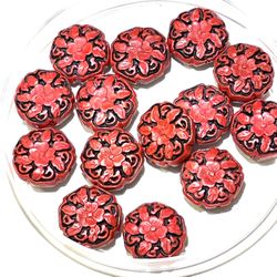 Cinnabar Beads