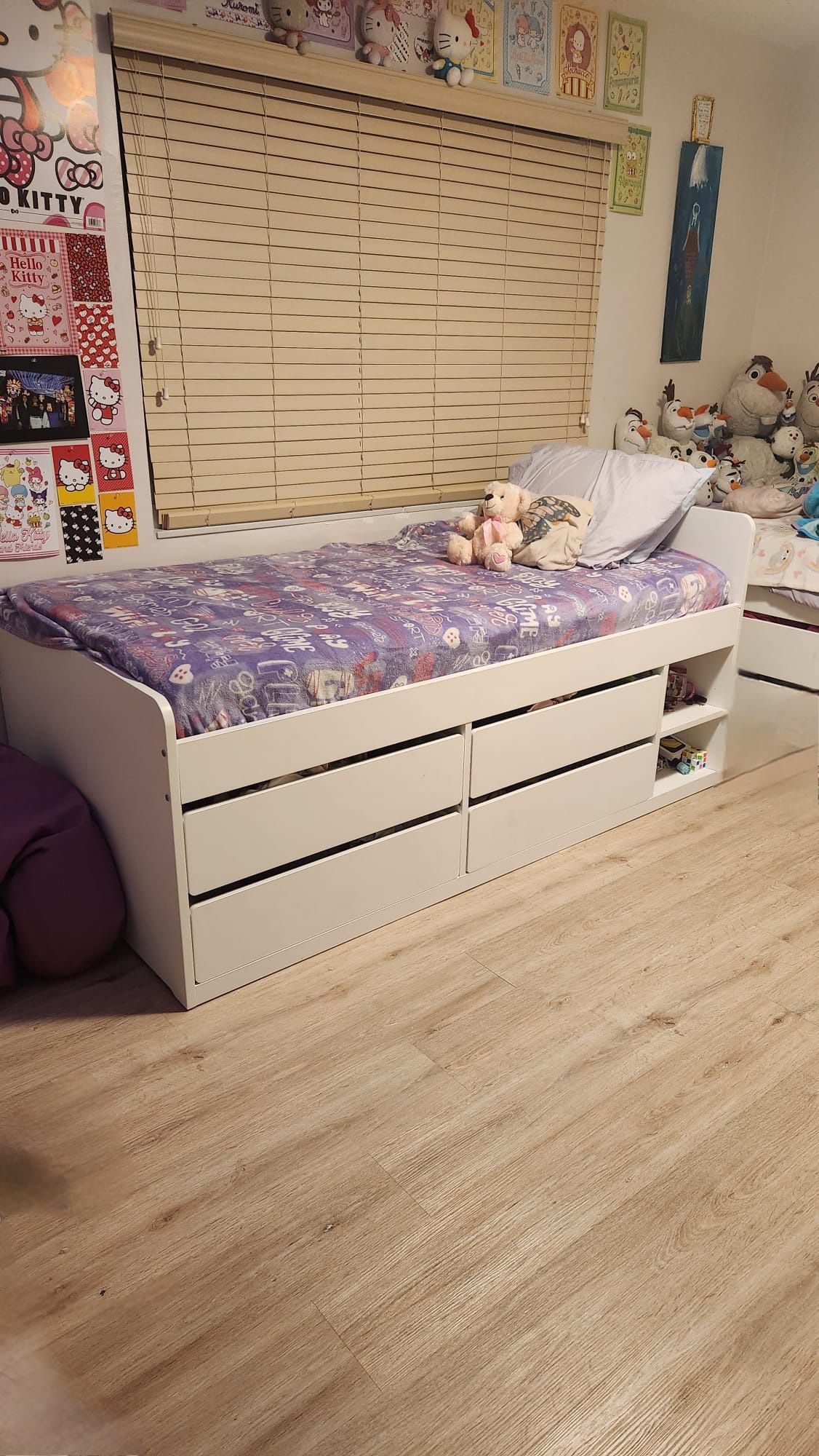 IKEA White Twin Bed Frame