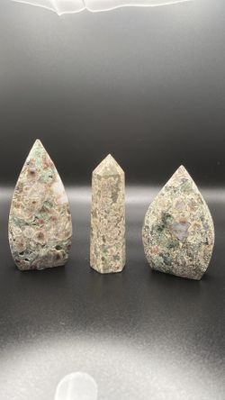 RAIN FOREST JASPER ARROW HEAD AND TOWER